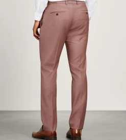 G Grafton Dress Pants|Dress Pants*Slim Fit Solid Suit Pants Dark rose