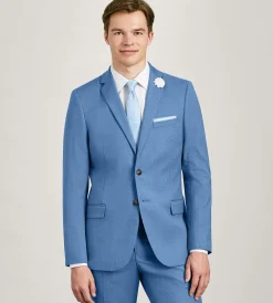 G Grafton Suit Separates*Slim Fit Denim Solid Suit
