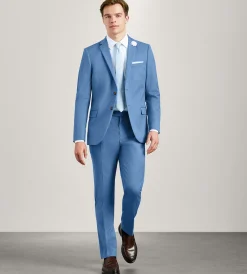 G Grafton Suit Separates*Slim Fit Denim Solid Suit