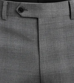Michael Kors Dress Pants|Dress Pants*Slim Fit Plaid Suit Pants Grey