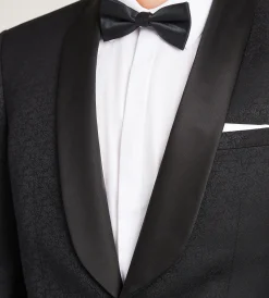 G Grafton Tuxedos|Suit Separates*Slim Fit Leaf Jacquard Tuxedo
