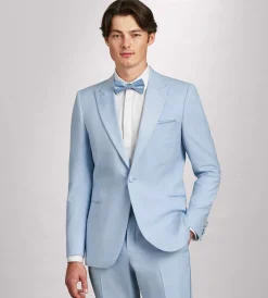 G Grafton Tuxedos|Suit Separates*Slim Fit Light Blue Solid Tuxedo