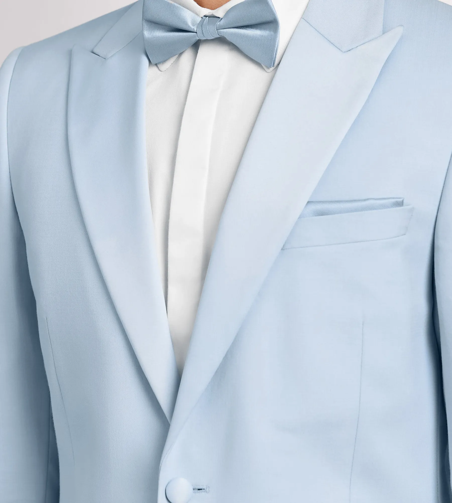 G Grafton Tuxedos|Suit Separates*Slim Fit Light Blue Solid Tuxedo