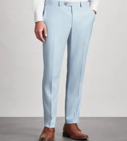 G Grafton Dress Pants|Dress Pants*Slim Fit Solid Suit Pants Light blue