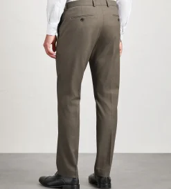 G Grafton Dress Pants|Dress Pants*Slim Fit Solid Suit Pant Light brown