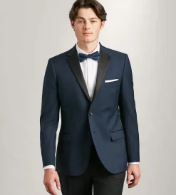 G Grafton Tuxedos|Suit Separates*Slim Fit Navy Notch Lapel Solid Tuxedo