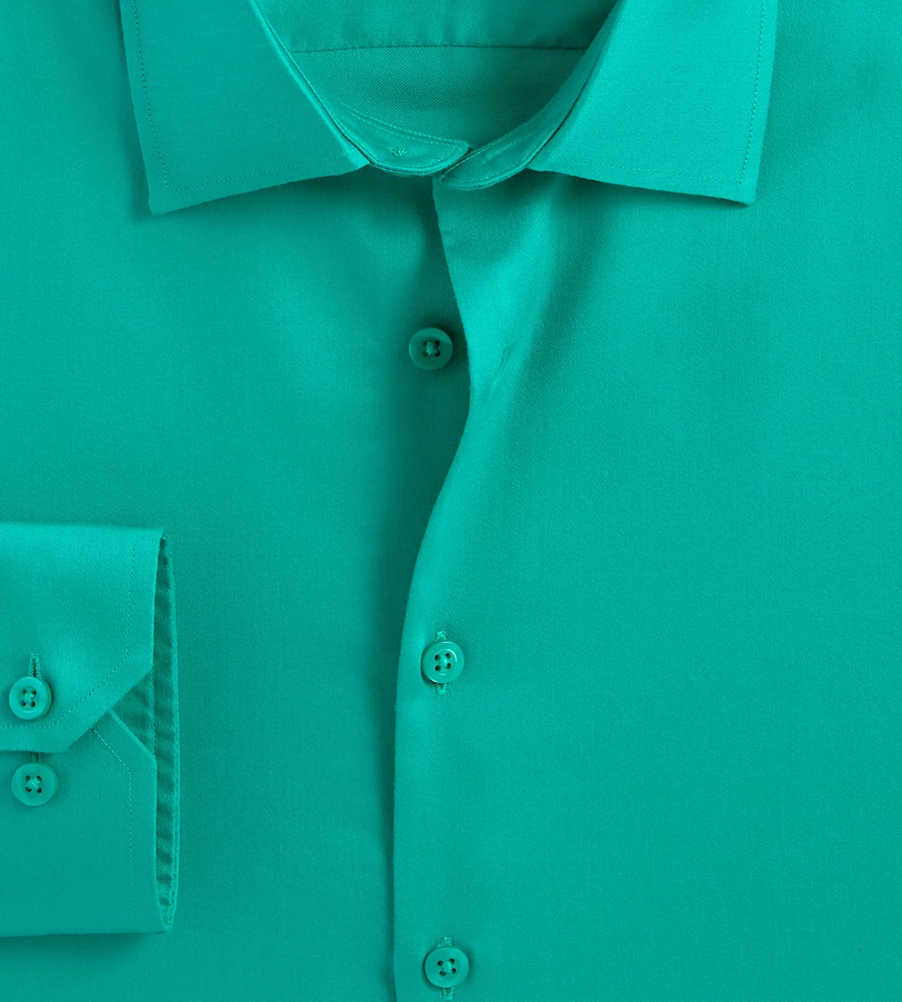 Bellissimo Dress Shirts*Slim Fit Non-Iron Sateen Dress Shirt Bright green