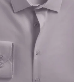 Bellissimo Dress Shirts*Slim Fit Non-Iron Sateen Dress Shirt Purple