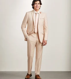 G Grafton Suit Separates*Slim Fit Pale Peach Solid Suit