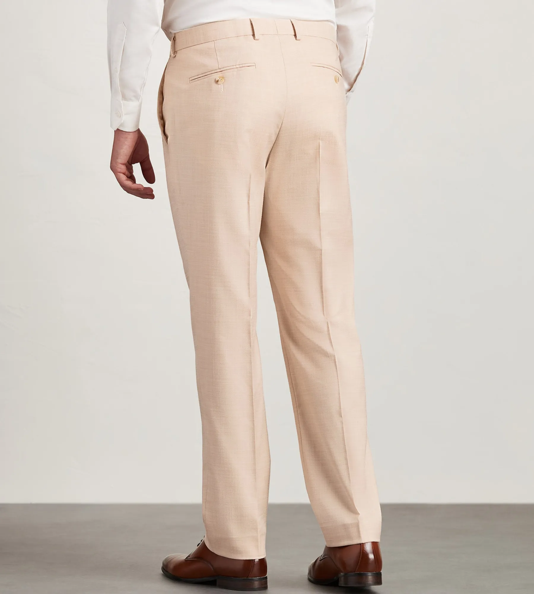 G Grafton Dress Pants|Dress Pants*Slim Fit Solid Suit Pants Pale peach