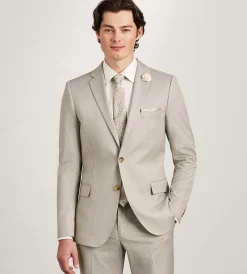 G Grafton Suit Separates*Slim Fit Tan Solid Suit