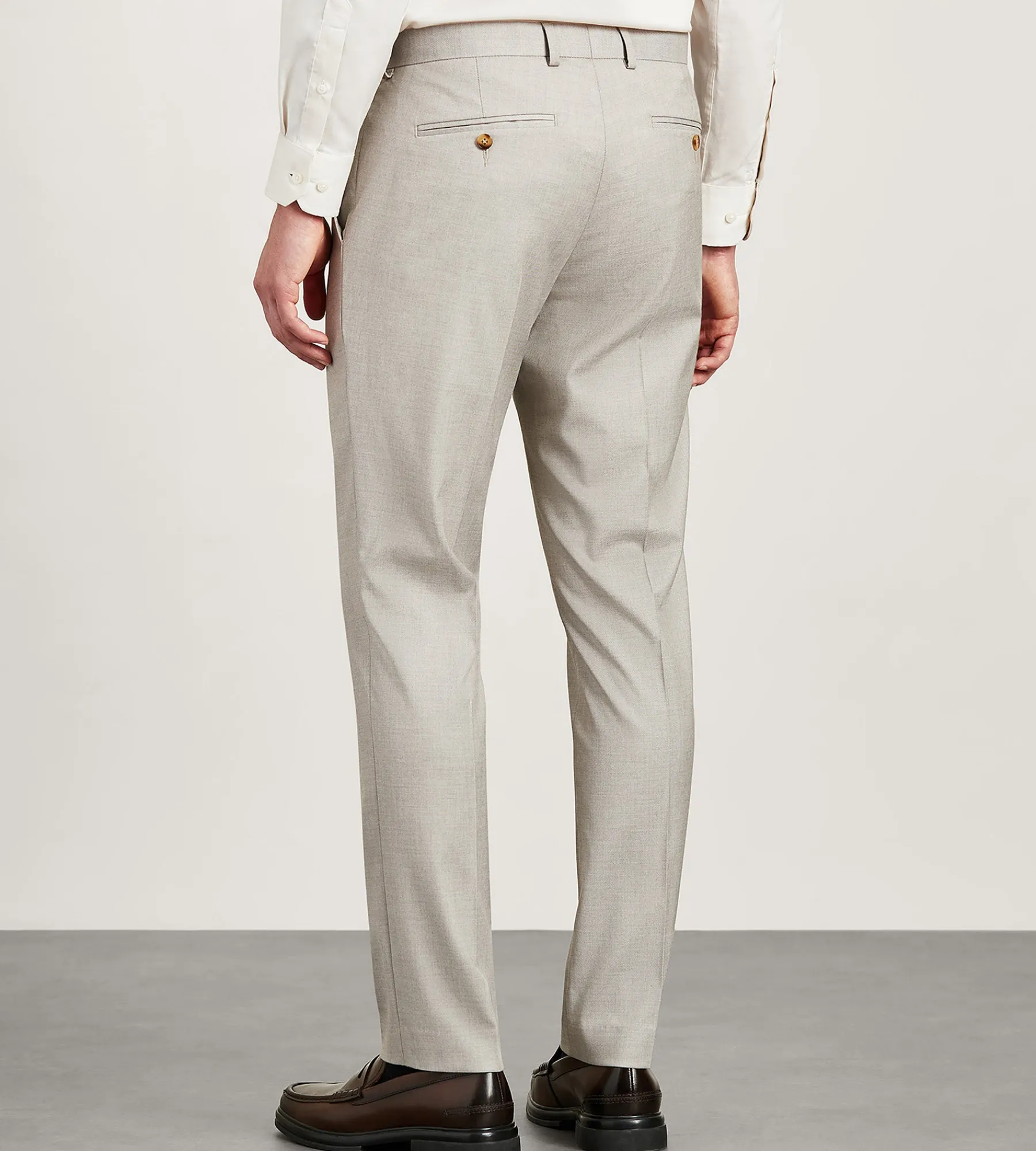 G Grafton Dress Pants|Dress Pants*Slim Fit Solid Suit Pants Tan