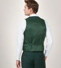 G Grafton Vests*Suit Separate Vest Forest green