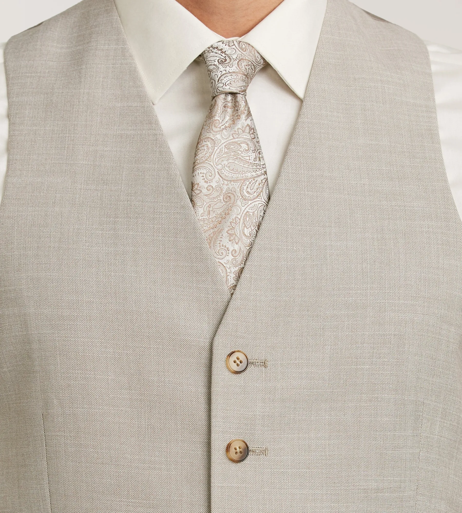 G Grafton Vests*Suit Separate Vest Tan