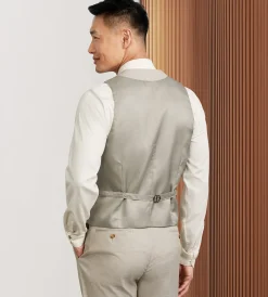 G Grafton Vests*Suit Separate Vest Tan