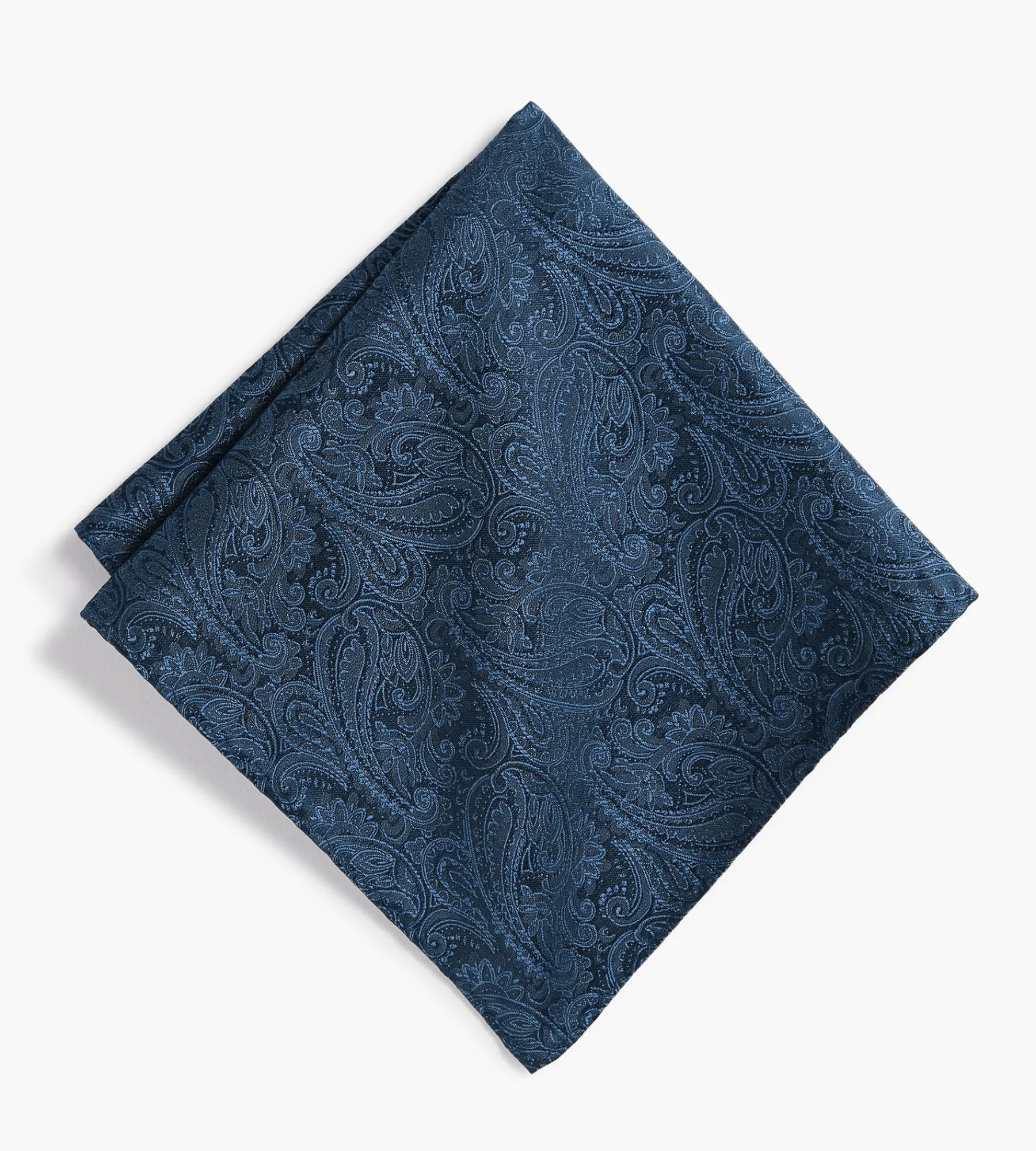 Bellissimo Pocket Squares*Tonal Paisley Pocket Square Dark teal