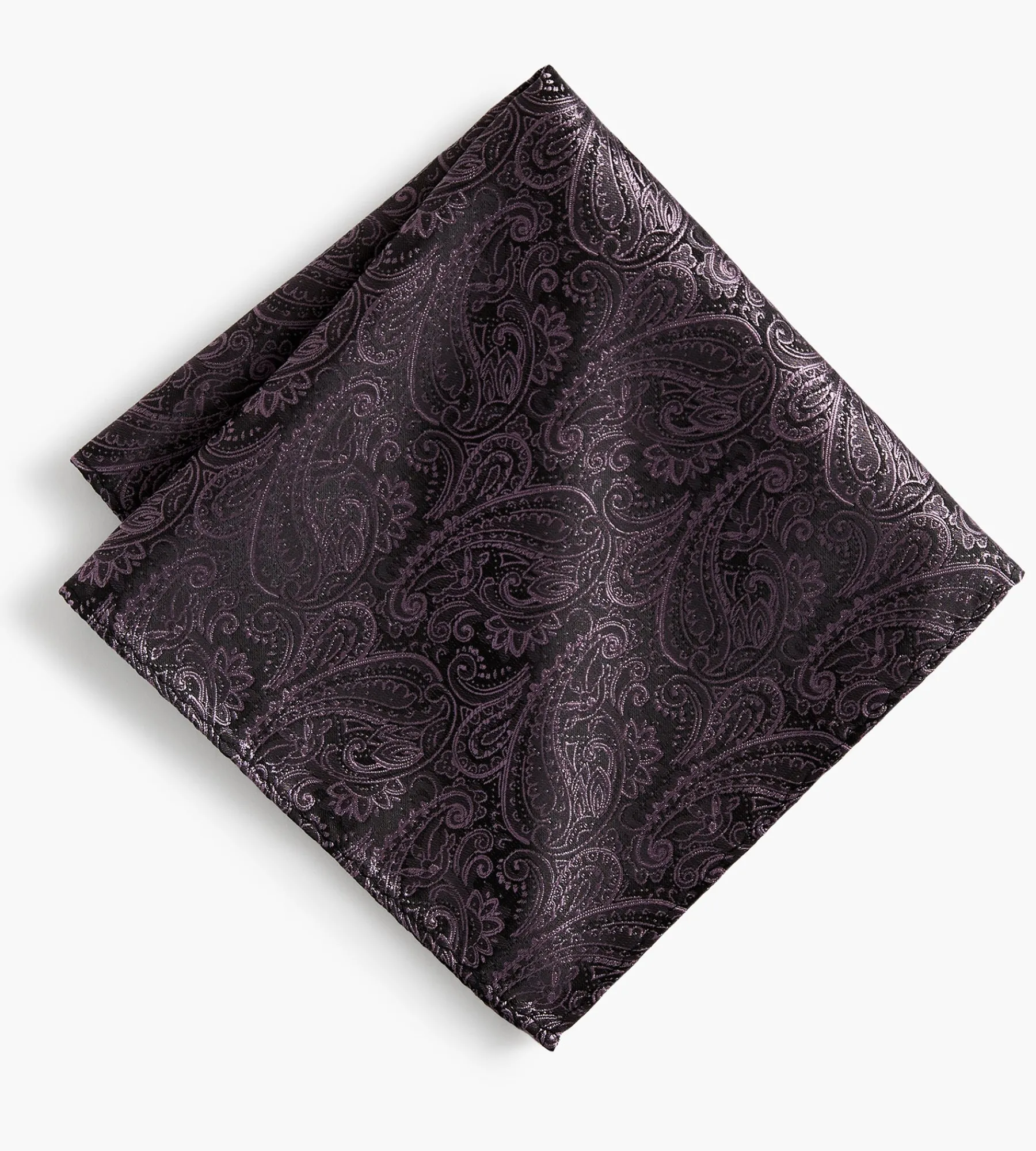 Bellissimo Pocket Squares*Tonal Paisley Pocket Square Purple