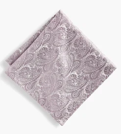 Bellissimo Pocket Squares*Tonal Paisley Pocket Square Black