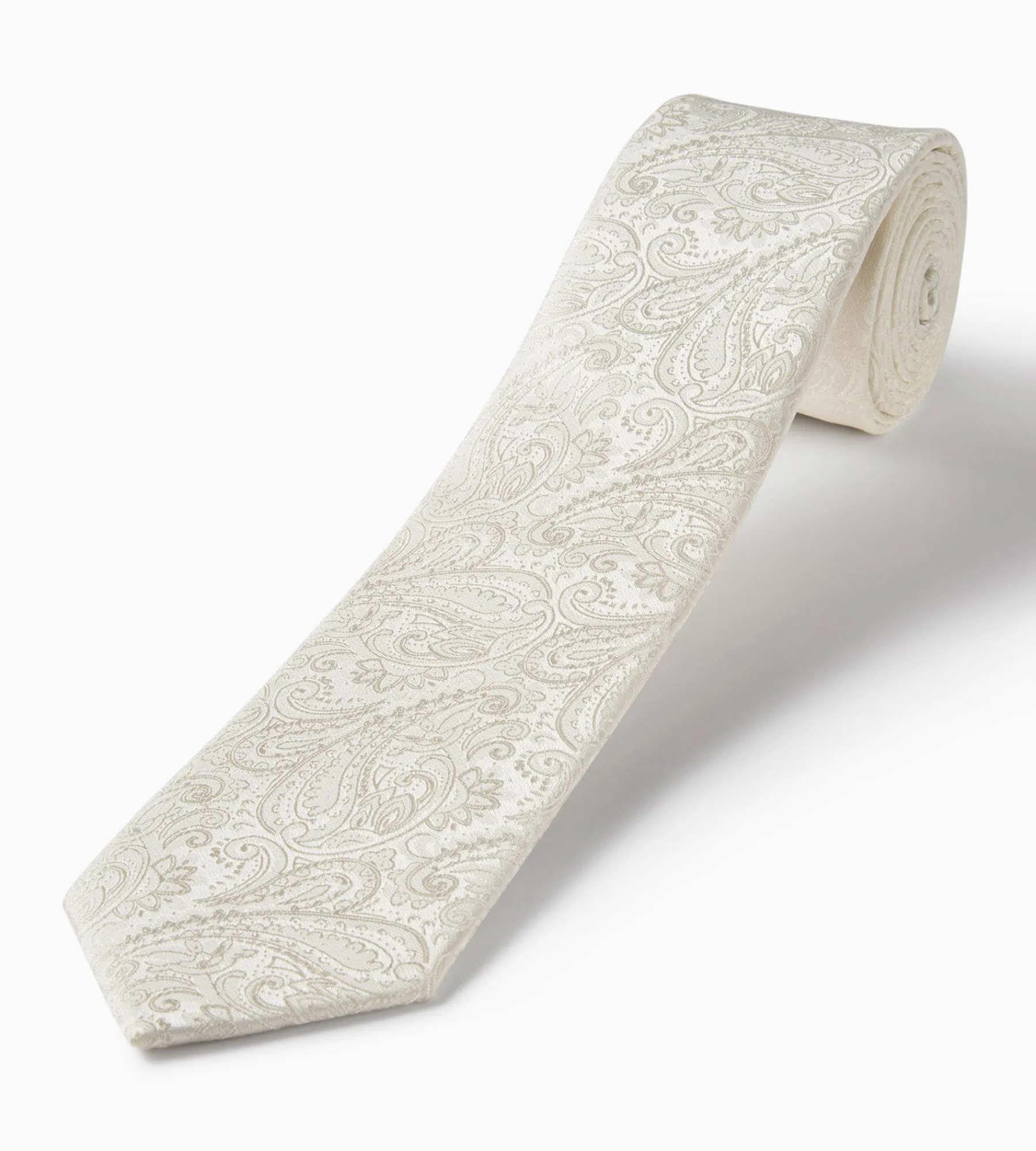 Bellissimo Ties*Tonal Paisley Tie Black
